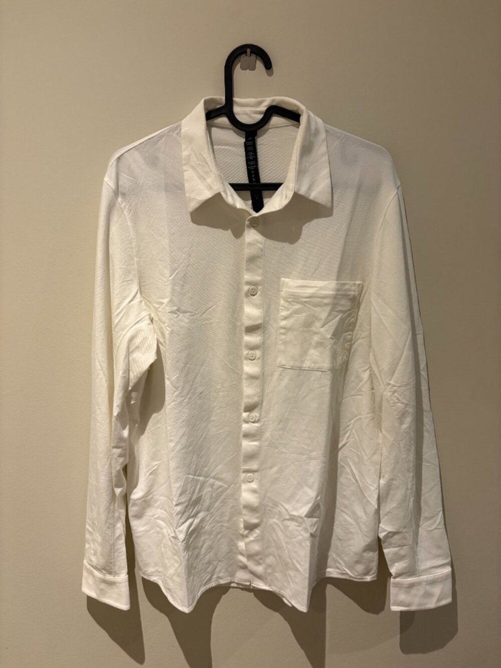 Lululemon Commission Long Sleeve Shirt White